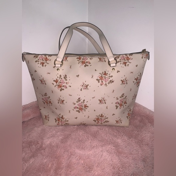 COACH Floral Print With Picture Frame Bag Charm - Picture 5 of 12